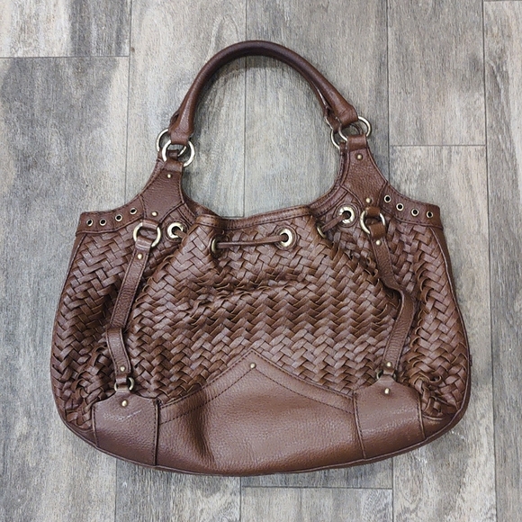 Cole Haan Handbag Leather Woven - Picture 6 of 16